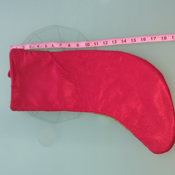 Macy's Christmas Stocking - Reindeer Knit Holiday Stocking Home Decor Gift - Picture 6 of 7